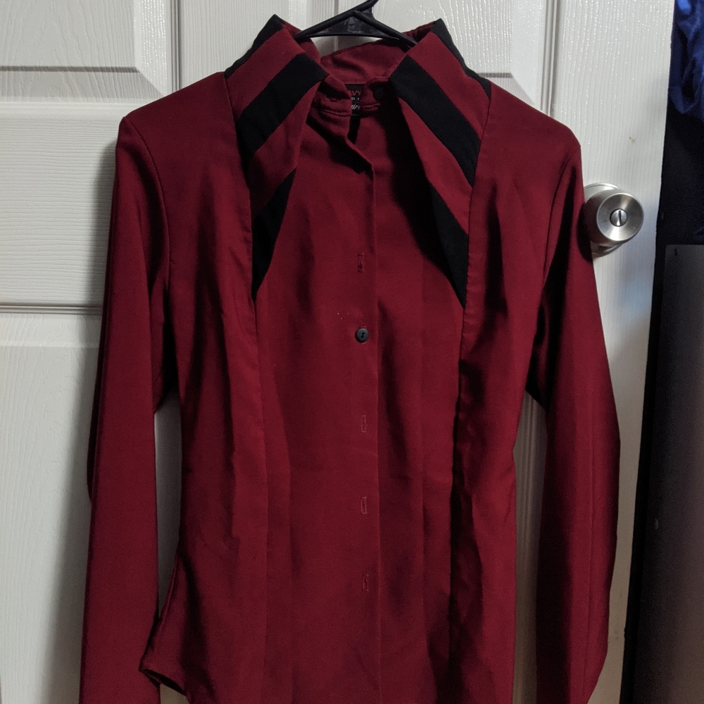 Heavy Red "Compere of Deviations" Dress Shirt